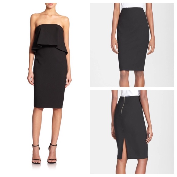 Elizabeth and James Dresses & Skirts - High-Waisted Stretch Pencil Skirt